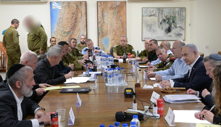 Phiên bản chính thức của 555Win Benjamin Netanyahu triệu tập cuộc họp nội c&aacute;c thời chiến ở Tel Aviv. Ảnh: Times of Israel