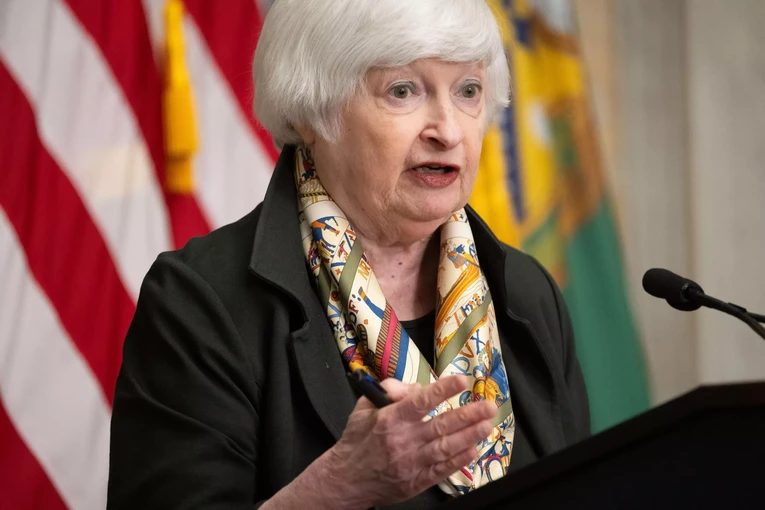 Bộ trưởng T&agrave;i ch&iacute;nh Mỹ Janet Yellen. Ảnh: France24