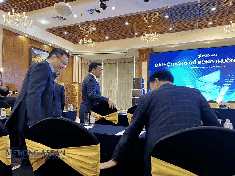 Chủ tịch TC Group Nguyễn Anh Tuấn c&oacute; mặt tại đại hội. Ảnh: Minh Phong - 555win Login