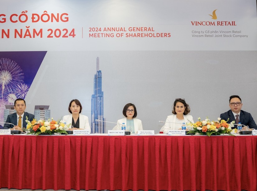 ĐHĐCĐ thường ni&ecirc;n năm 2024 Vincom Retail. Ảnh: VRE.