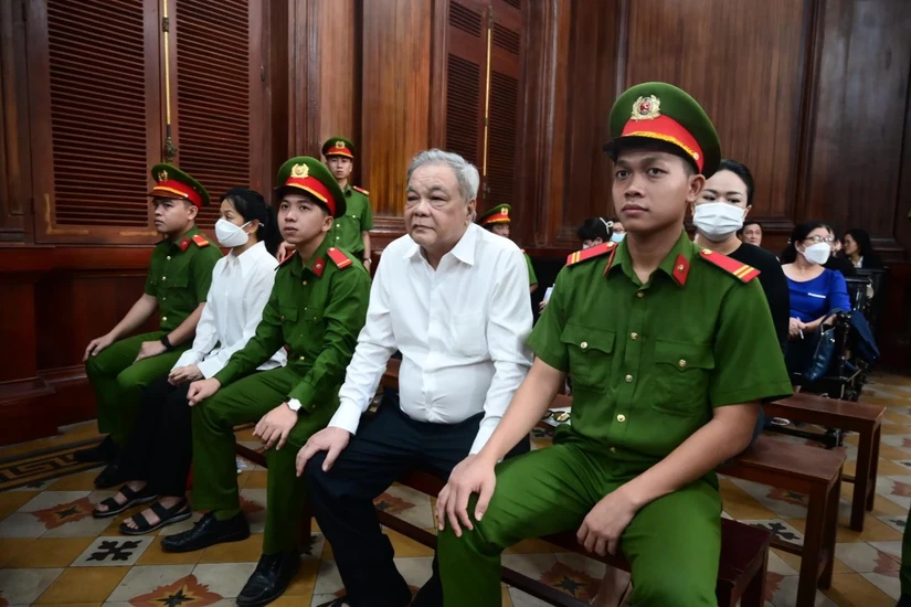 Bị c&aacute;o Trần Qu&iacute; Thanh tại to&agrave;. Ảnh: Người Lao động