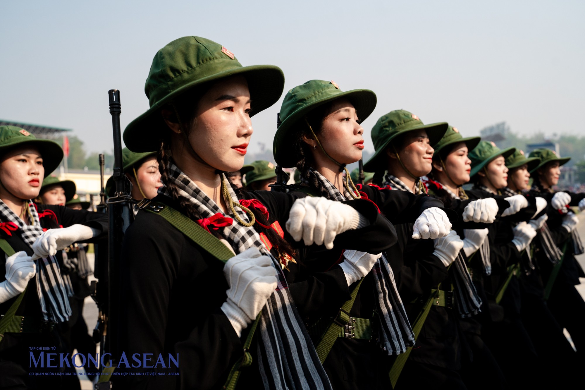 Hợp luyện diễu binh, diễu hành chào mừng 70 năm Chiến thắng Điện Biên Phủ