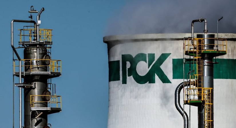 Nh&agrave; m&aacute;y lọc dầu PCK Schwedt tại Oder, Đức. Ảnh: Reuters