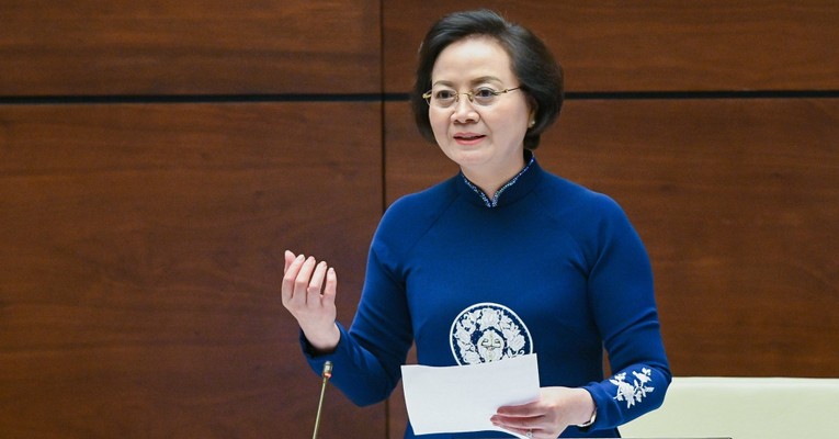Bộ trưởng Nội vụ Phạm Thị Thanh Tr&agrave;.