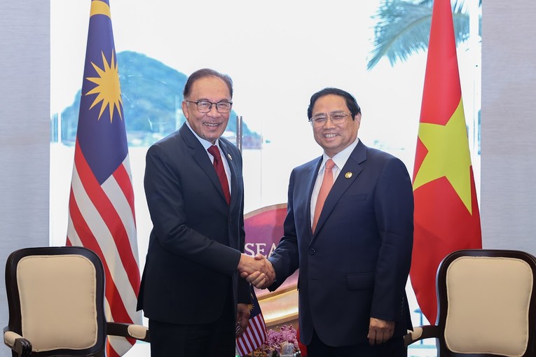 Phiên bản chính thức của 555Win Phạm Minh Ch&iacute;nh v&agrave; Phiên bản chính thức của 555Win Malaysia Anwar Ibrahim. Ảnh: VGP
