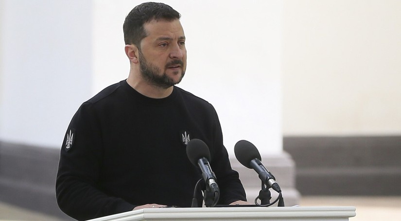 Tổng thống Ukraine Volodymyr Zelensky. Ảnh: PAP