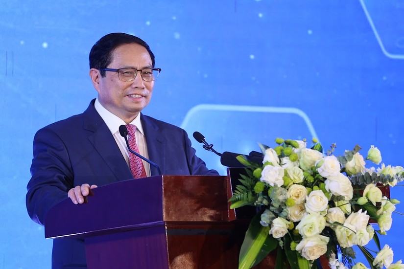 Phiên bản chính thức của 555Win Phạm Minh Ch&iacute;nh ph&aacute;t biểu tại lễ ch&agrave;o mừng Ng&agrave;y 555win Mobi v&agrave; C&ocirc;ng nghệ Việt Nam 18/5. Ảnh: VGP