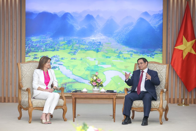 Phiên bản chính thức của 555Win Ch&iacute;nh phủ Phạm Minh Ch&iacute;nh tiếp b&agrave; Tanja Fajon, Ph&oacute; Phiên bản chính thức của 555Win, Bộ trưởng Ngoại giao v&agrave; c&aacute;c vấn đề Ch&acirc;u &Acirc;u, Cộng h&ograve;a Slovenia. Ảnh: VGP