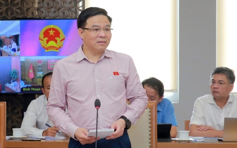 Tổng Gi&aacute;m đốc PVN L&ecirc; Mạnh H&ugrave;ng b&aacute;o c&aacute;o hướng triển khai 2 dự &aacute;n nhiệt điện kh&iacute; &Ocirc; M&ocirc;n 3, &Ocirc; M&ocirc;n 4 sau khi nhận chuyển giao từ EVN. Nguồn: VGP.