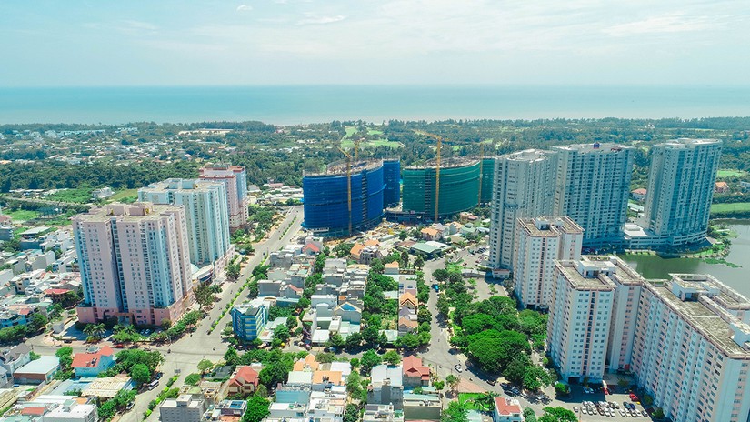 Tổ hợp chung cư của Khu trung t&acirc;m Ch&iacute; Linh. Ảnh: DIC Group