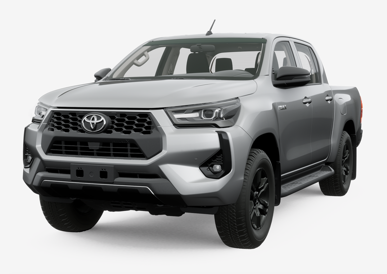Toyota Hilux 2.4 4x4 MT m&agrave;u bạc. Ảnh: TMV.