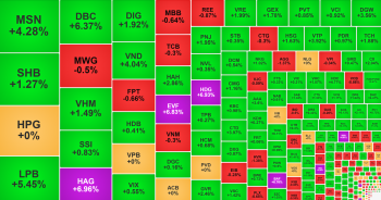 VN-Index nỗ lực giữ sắc xanh, cổ phiếu chăn nuôi 'cháy hàng'