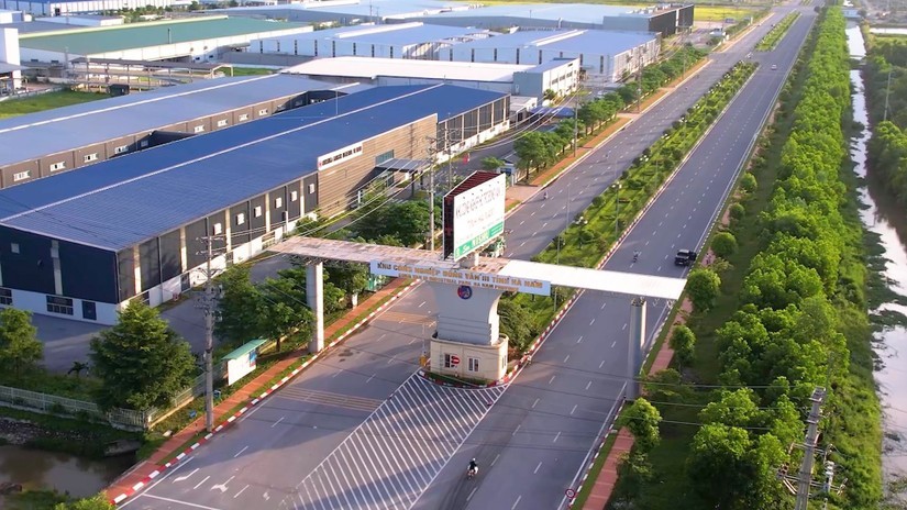 KCN Đồng Văn III tỉnh H&agrave; Nam. Ảnh: VGP.