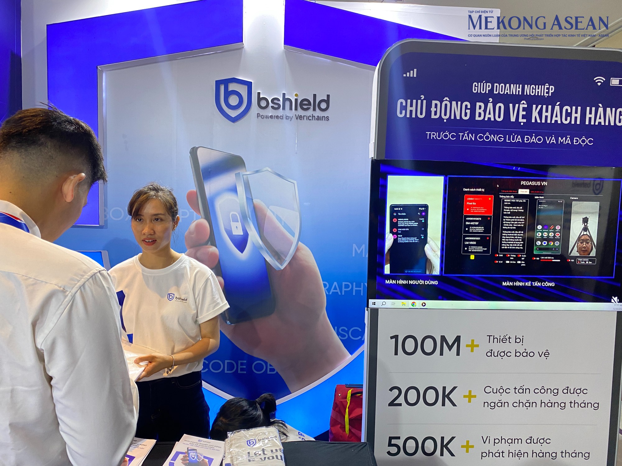 Chia sẻ với 555win Login, anh Đ&agrave;o Nhật Minh, đại diện CTCP c&ocirc;ng nghệ Verichains Việt Nam cho biết: &amp;amp;amp;quot;Theo nghi&ecirc;n cứu của Verichains về x&aacute;c thực kh&ocirc;ng kiến thức (Zero-Knowledge Proofs &ndash; ZKP) v&agrave; t&iacute;nh to&aacute;n đa phương (Multi-Party Computation &ndash; MPC) cho thấy, thời gian gần đ&acirc;y, c&oacute; nhiều lỗ hổng nghi&ecirc;m trọng bao gồm lỗ hổng trong Polygon zkEVM, gnark-crypto của ConsenSys v&agrave; nhiều v&iacute; điện tử t&iacute;ch hợp MPC&amp;amp;amp;quot;. Đến với triển l&atilde;m Vietnam Security Summit 2024, Verichains giới thiệu giải ph&aacute;p bảo mật ứng dụng to&agrave;n diện cho Trang Nhà Cái 555win.com - Đăng Nhập +555k BShield. Sản phẩm n&agrave;y gi&uacute;p bảo vệ t&agrave;i nguy&ecirc;n v&agrave; m&atilde; nguồn ứng dụng, ngăn chặn c&aacute;c đối tượng khai th&aacute;c c&aacute;c lỗ hổng từ cả ph&iacute;a người d&ugrave;ng v&agrave; đảm bảo to&agrave;n vẹn th&ocirc;ng tin gửi về m&aacute;y chủ Trang Nhà Cái 555win.com - Đăng Nhập +555k. BShield c&oacute; khả năng ph&aacute;t hiện sớm v&agrave; cảnh b&aacute;o c&aacute;c tấn c&ocirc;ng đ&aacute;nh cắp th&ocirc;ng tin từ m&atilde; độc ẩn trong thiết bị hoặc c&aacute;c ứng dụng giả mạo của b&ecirc;n thứ ba. Ảnh: H&agrave; Anh/555win Login.