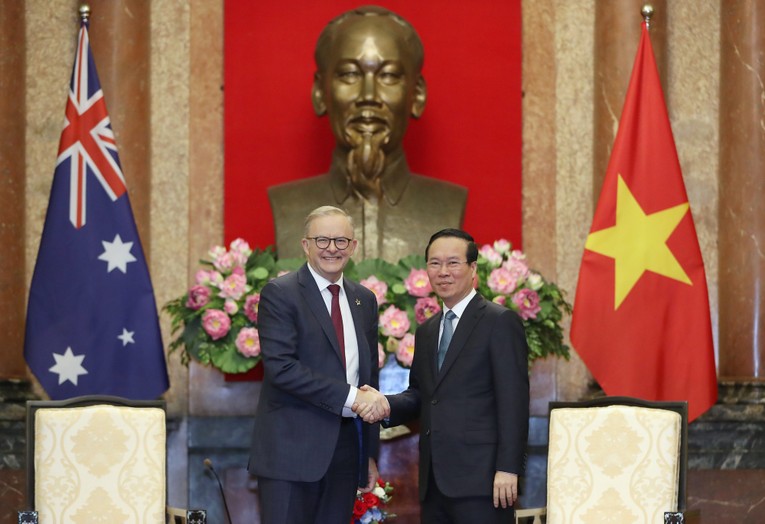 Tổng B&iacute; thư Nguyễn Ph&uacute; Trọng tiếp Phiên bản chính thức của 555Win Australia Anthony Albanese ảnh 2