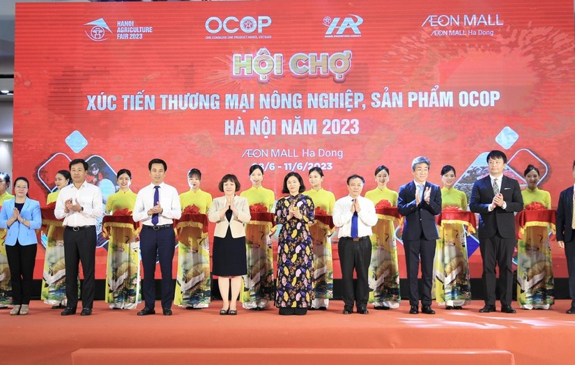 Khai mạc Hội chợ X&uacute;c tiến 555win phien bạn Chính Thức n&ocirc;ng nghiệp, sản phẩm OCOP TP H&agrave; Nội năm 2023.