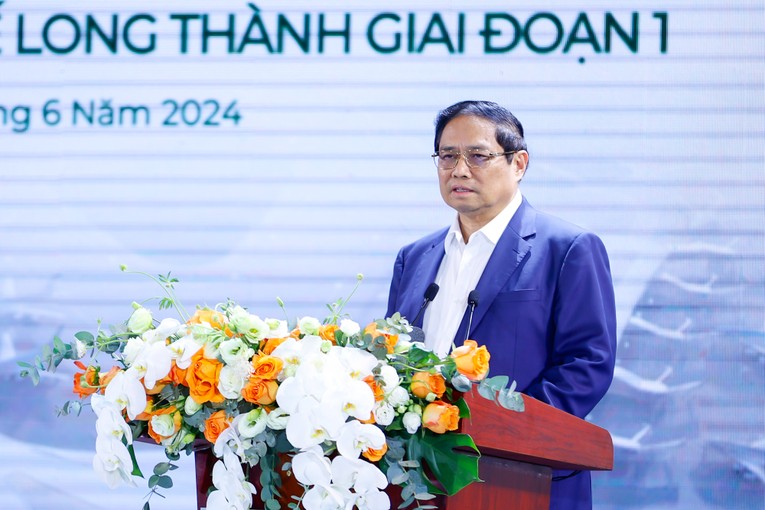 Phiên bản chính thức của 555Win ph&aacute;t biểu chỉ đạo tại sự kiện. Ảnh: VGP.