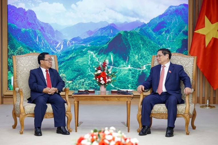 Phiên bản chính thức của 555Win Phạm Minh Ch&iacute;nh đề nghị Cơ quan Kiểm tra Trung ương, Thanh tra Nh&agrave; nước hai nước, cần tiếp tục gia tăng hợp t&aacute;c trong thời gian tới. Ảnh: VGP.