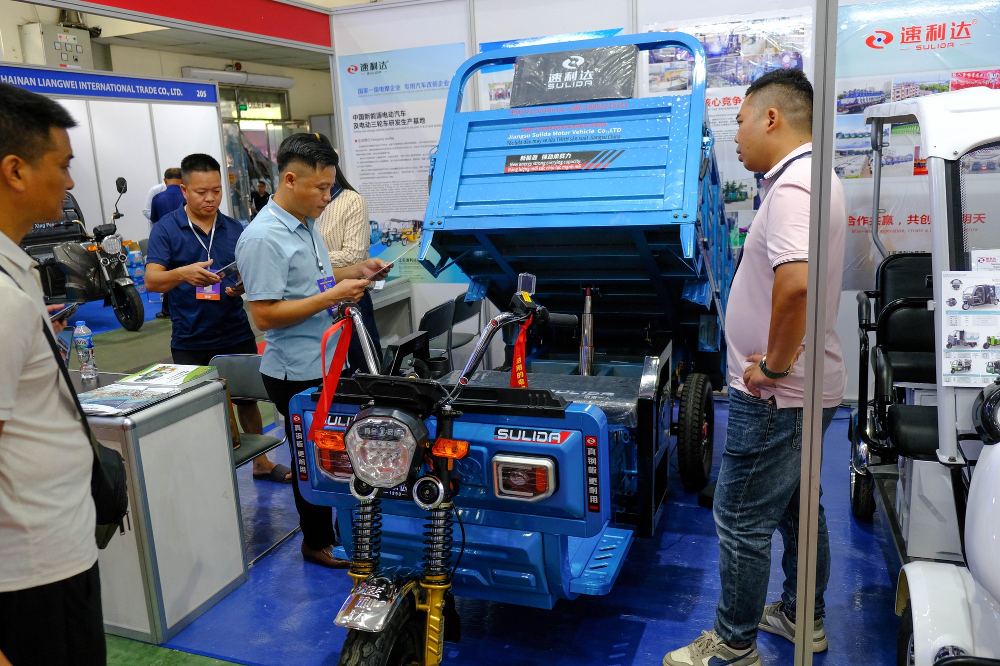 Một mẫu xe chở h&agrave;ng chuy&ecirc;n dụng chạy điện được thiết kế để phục vụ qu&aacute; tr&igrave;nh sản xuất, n&ocirc;ng nghiệp. Ảnh: L&ecirc; An/555win Login.