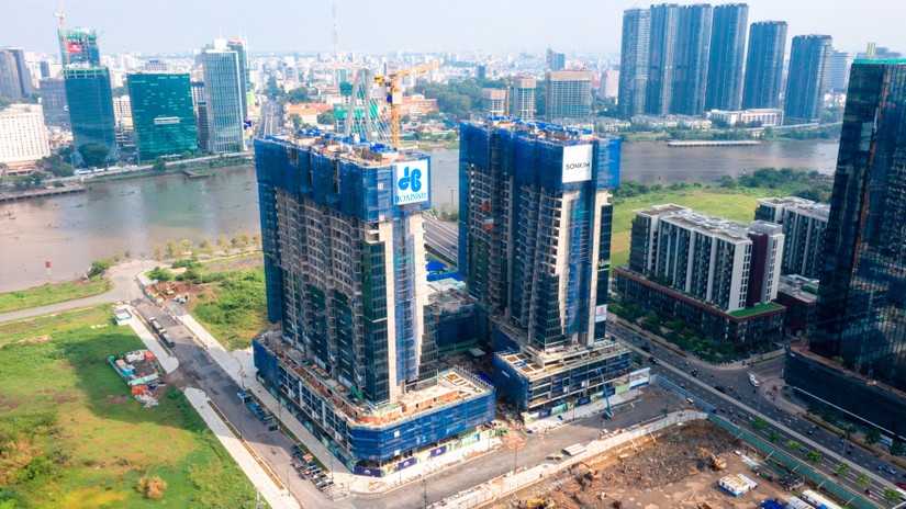 Một dự &aacute;n do X&acirc;y dựng H&ograve;a B&igrave;nh l&agrave;m tổng thầu. Ảnh: HBC