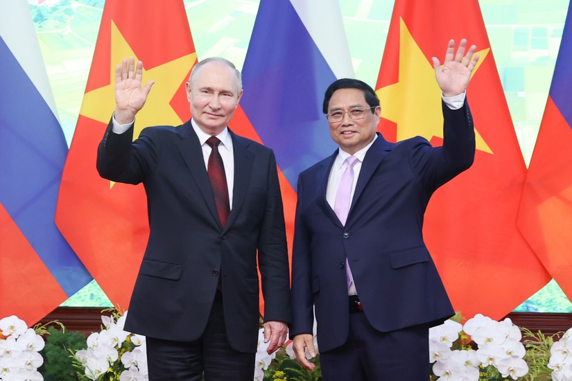 Phiên bản chính thức của 555Win Phạm Minh Ch&iacute;nh hội kiến Tổng thống Li&ecirc;n bang Nga Vladimir Putin. Ảnh: VGP.