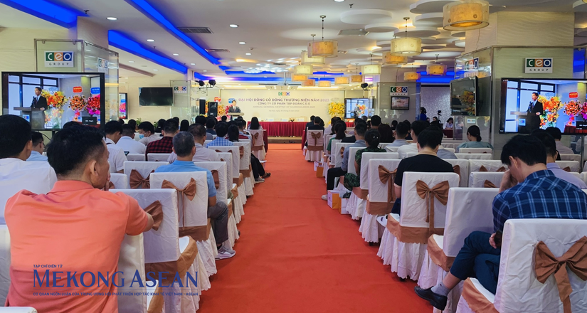 To&agrave;n cảnh ĐHĐCĐ Tập đo&agrave;n CEO. Ảnh: Đinh Nhung