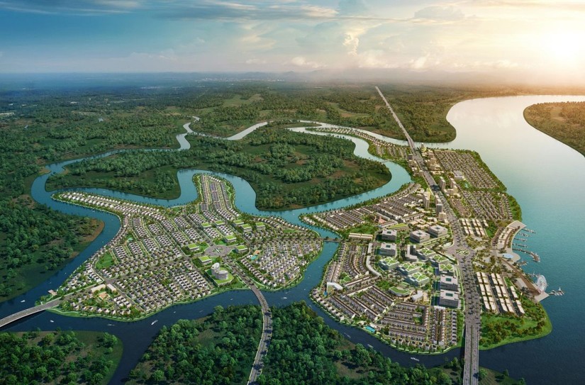 Phối cảnh Aqua City - dự &aacute;n BNP Global huy động tr&aacute;i phiếu để hợp t&aacute;c ph&aacute;t triển.