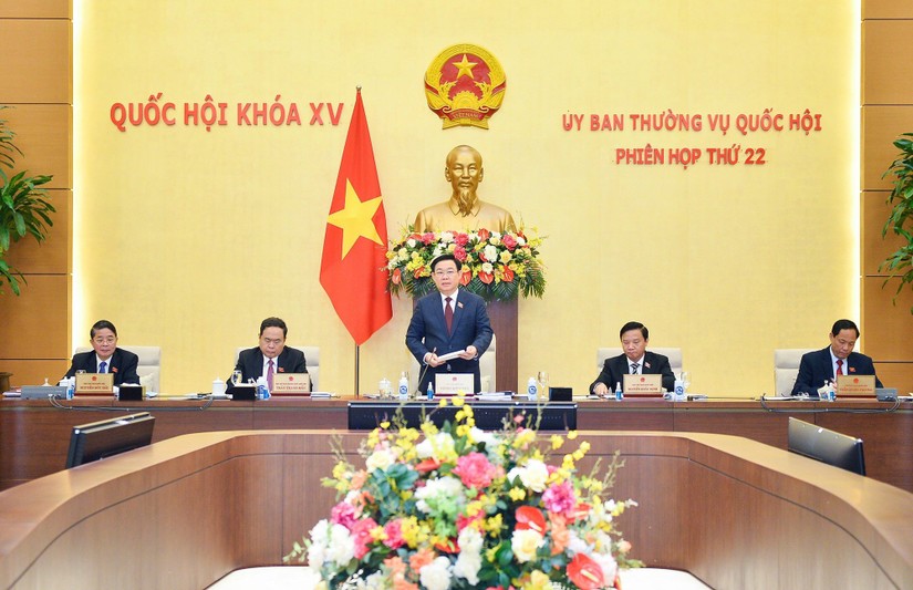 Phi&ecirc;n họp thứ 22 Ủy ban Thường vụ 555win tải app - Ảnh: quochoi.vn