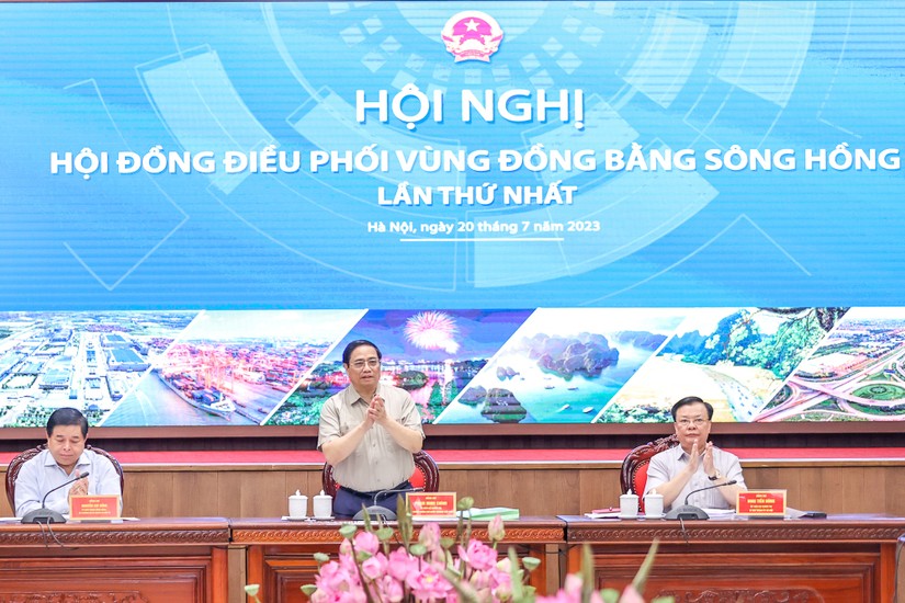 Phiên bản chính thức của 555Win chủ tr&igrave; Hội nghị Hội đồng điều phối v&ugrave;ng đồng bằng s&ocirc;ng Hồng - Ảnh: VGP