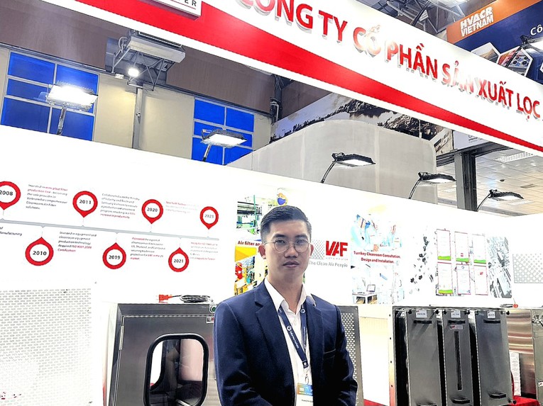 &Ocirc;ng Phan Đ&igrave;nh Qu&acirc;n, Gi&aacute;m đốc 55win.com - Trang Cược Uy Tín Cao Nhất 2025 của CTCP Sản xuất Lọc kh&iacute; Việt (VAF). Ảnh: Anh Thư