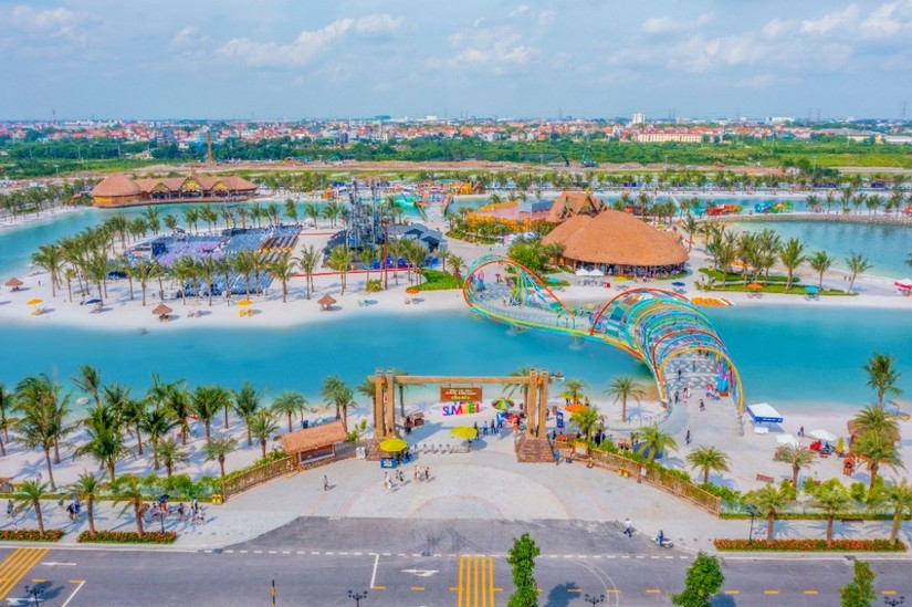 C&ocirc;ng vi&ecirc;n VinWonders tại dự &aacute;n Ocean City của Vinhomes. Ảnh: VHM