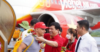 Sáu tháng đầu năm, Vietjet tiên phong mở rộng bầu trời hút khách quốc tế tới Việt Nam