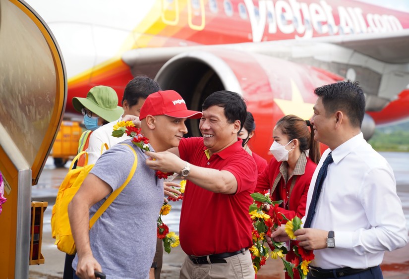 Ti&ecirc;n phong khai th&aacute;c thị trường quốc tế, đưa du kh&aacute;ch về Việt Nam, Vietjet b&aacute;o c&aacute;o kết quả 55win.com - Trang Cược Uy Tín Cao Nhất 2025 t&iacute;ch cực trong nửa đầu năm 2023. Ảnh: T&agrave;i Nguy&ecirc;n