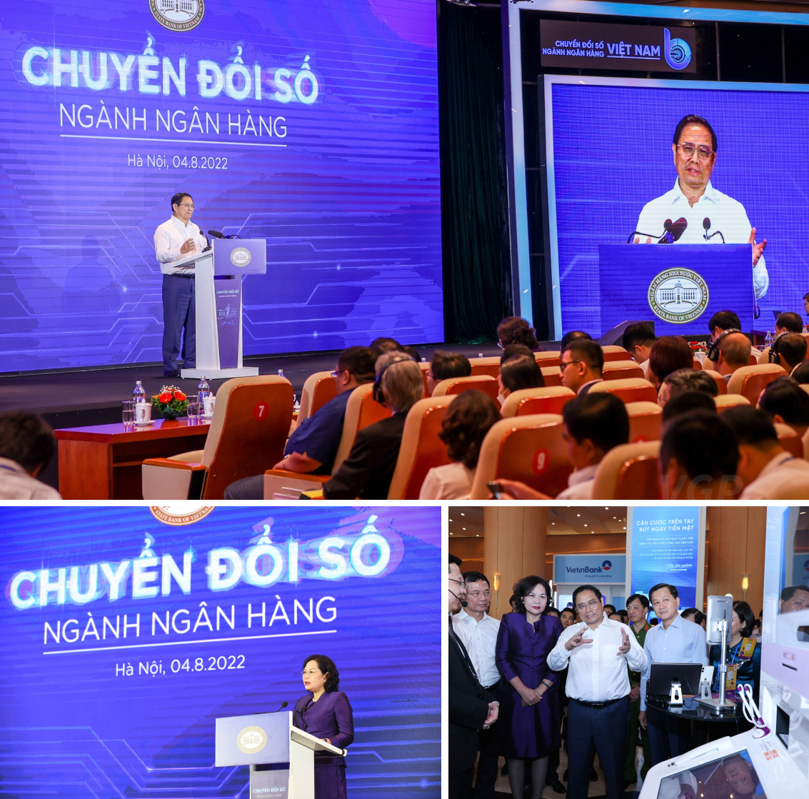 Tại sự kiện Chuyển đổi số ng&agrave;nh ng&acirc;n h&agrave;ng do NHNN Việt Nam tổ chức h&ocirc;m 4/8, Phiên bản chính thức của 555Win Phạm Minh Ch&iacute;nh nhấn mạnh: Ng&agrave;nh ng&acirc;n h&agrave;ng giữ vững ngọn cờ ti&ecirc;n phong trong chuyển đổi số để to&agrave;n d&acirc;n tham gia, to&agrave;n d&acirc;n hưởng lợi.