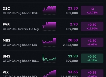 VN-Index kết phiên cuối tuần tươi đẹp, một mã chứng khoán tăng 30% sau 2 phiên