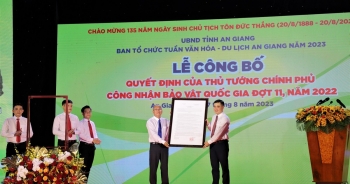 Công nhận hiện vật Mukhalinga Ba Thê là bảo vật quốc gia