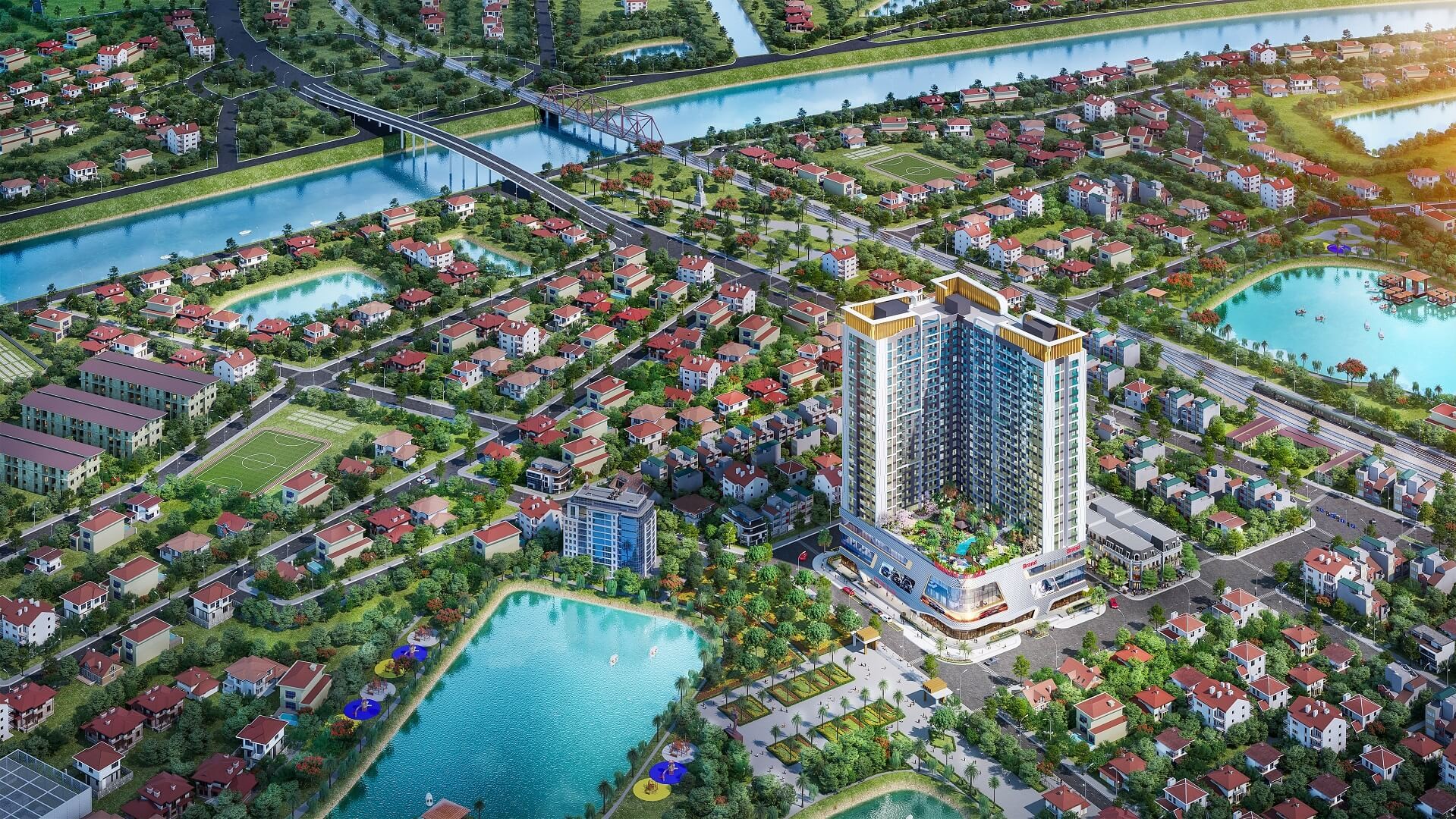Phối cảnh Vinhomes Skypark Bắc Giang. Ảnh: Vinhomes