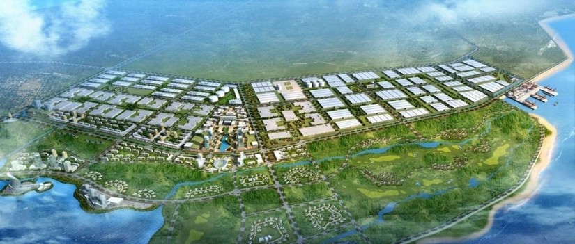 Phối cảnh KCN Mỹ Thuận, huyện Mỹ Lộc, Nam Định.