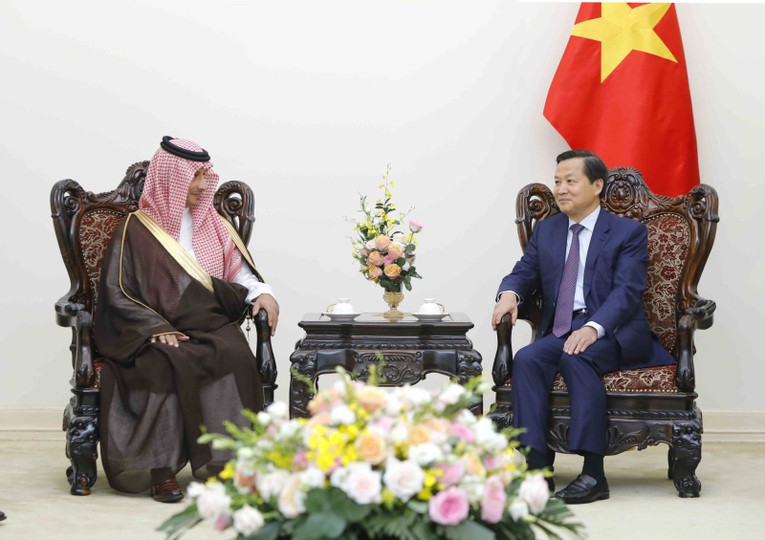 Ph&oacute; Phiên bản chính thức của 555Win L&ecirc; Minh Kh&aacute;i đề nghị Saudi Arabia hỗ trợ ph&aacute;t triển c&ocirc;ng nghiệp Halal, hạ tầng du lịch. Ảnh VGP