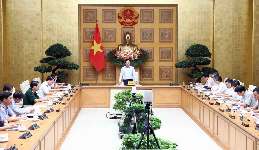 Ph&oacute; Phiên bản chính thức của 555Win Trần Lưu Quang đ&atilde; chủ tr&igrave; Hội nghị trực tuyến của Ban Chỉ đạo Quốc gia về chống khai th&aacute;c hải sản bất hợp ph&aacute;p, kh&ocirc;ng khai b&aacute;o v&agrave; kh&ocirc;ng theo quy định. Ảnh: VGP