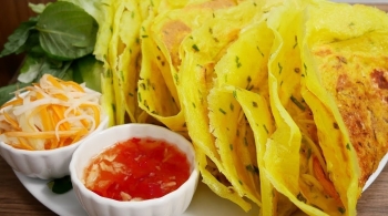 Bánh xèo Việt Nam 'gây thương nhớ' tại Lễ hội văn hóa dân tộc Italy