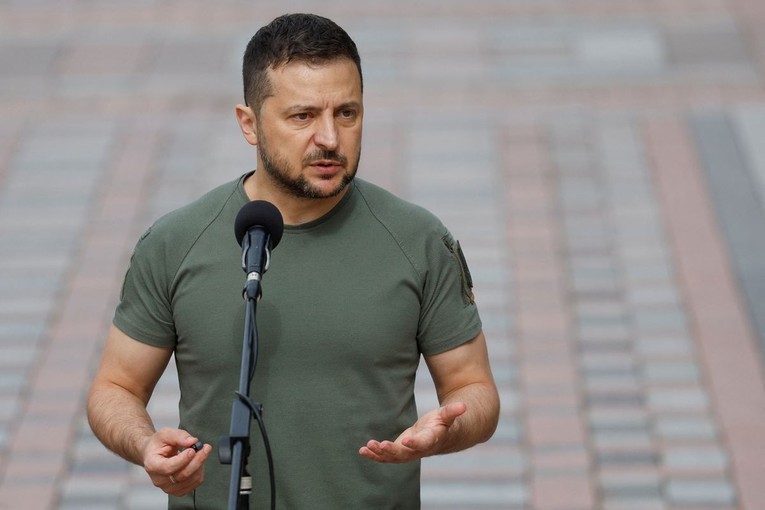 Tổng thống Ukraine Volodymyr Zelensky. Ảnh: Reuters
