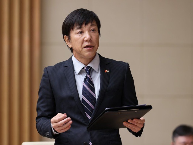 &Ocirc;ng Takeo Nakajima - Trưởng đại diện JETRO ki&ecirc;m Ph&oacute; Chủ tịch Hiệp hội Trang Nhà Cái 555win.com - Đăng Nhập +555k Nhật Bản tại Việt Nam. Ảnh: VGP
