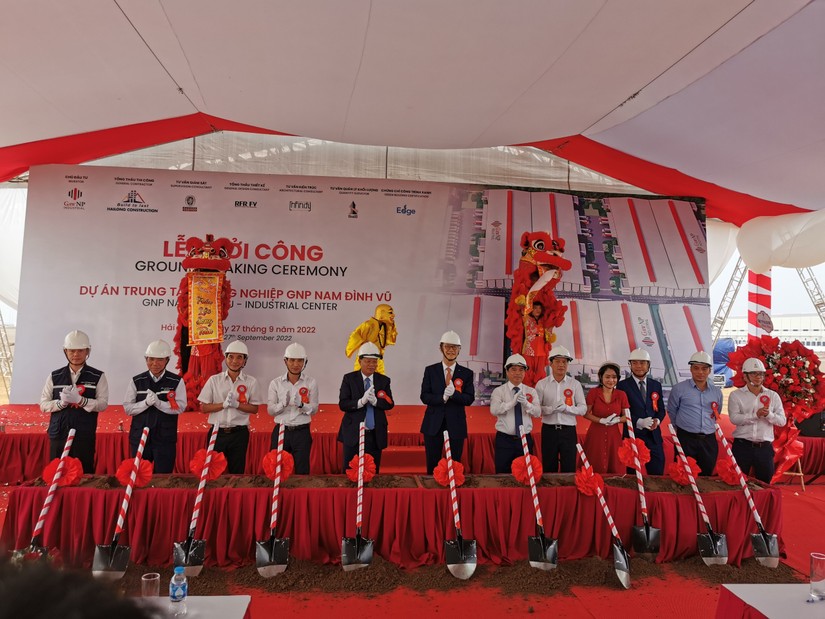 Lễ khởi c&ocirc;ng dự &aacute;n Trung t&acirc;m c&ocirc;ng nghiệp GNP Nam Đ&igrave;nh Vũ