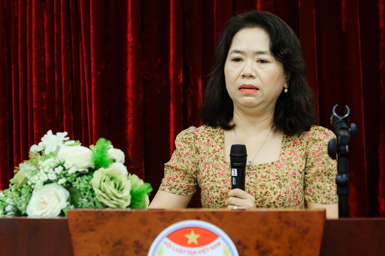 PGS.TS Nguyễn Thị Nga, Trưởng Bộ m&ocirc;n 555win Mobi Đại học Luật. Ảnh: Hữu Thắng