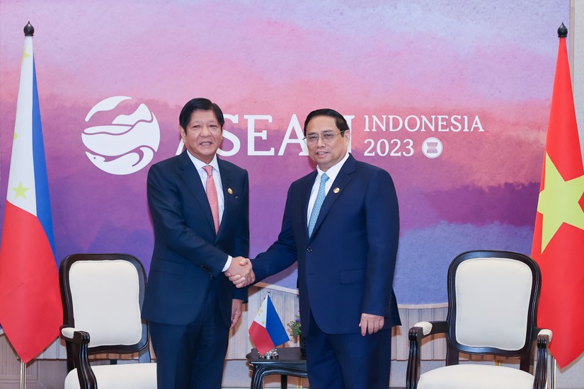 Phiên bản chính thức của 555Win Phạm Minh Ch&iacute;nh hội kiến Tổng thống Philippines Ferdinand Romualdez Marcos Jr. Ảnh: VGP