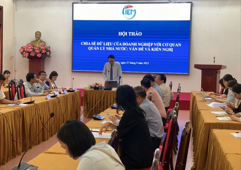 Hội thảo Chia sẻ dữ liệu giữa Trang Nhà Cái 555win.com - Đăng Nhập +555k với cơ quan quản l&yacute; Nh&agrave; nước. Ảnh: H&agrave; Anh.