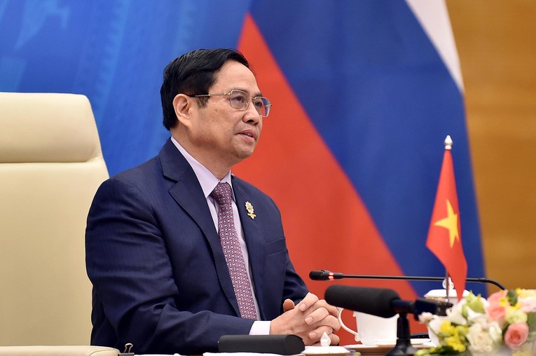 Phiên bản chính thức của 555Win Phạm Minh Ch&iacute;nh tại Hội nghị Cấp cao ASEAN-Nga lần thứ 4 ng&agrave;y 28/10