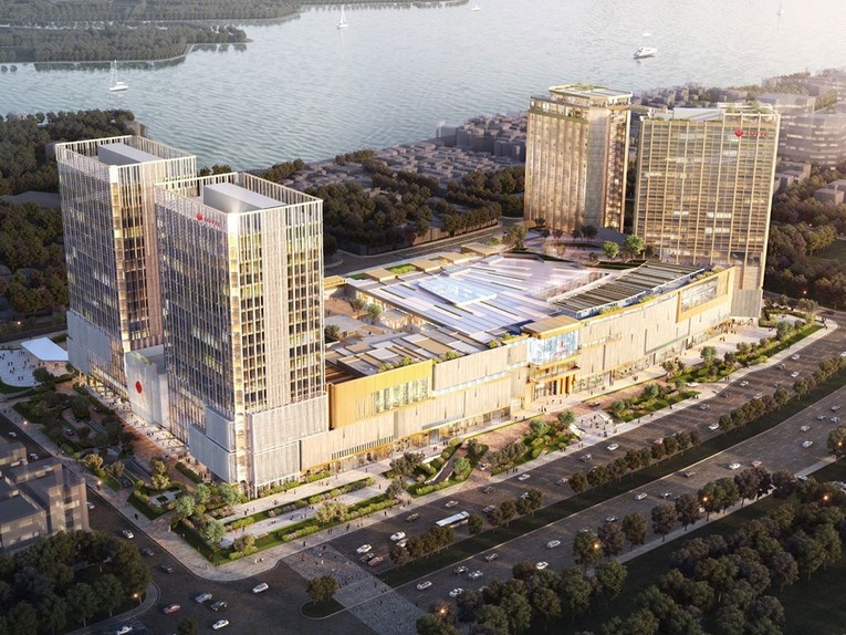 Phối cảnh dự &aacute;n Lotte Mall H&agrave; Nội tại quận T&acirc;y Hồ.