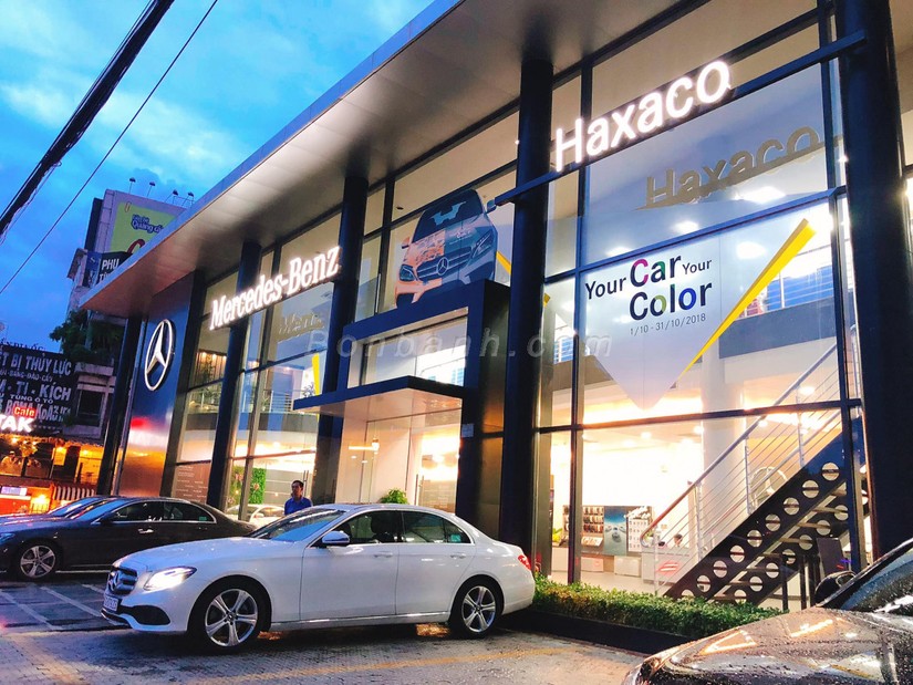 Haxaco l&agrave; đại l&yacute; ph&acirc;n phối lớn nhất của h&atilde;ng xe sang Mercedes-Benz tại thị trường Việt Nam với thị phần khoảng 38%.
